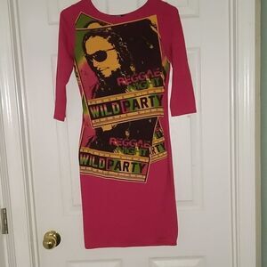 Cleo apparel Reggae wild party night dress size M